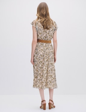 Vestido midi casual Julio Isola para mujer
