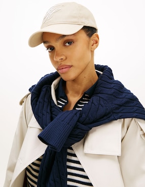 Gorra con visera curva broche casual Tommy Hilfiger para mujer
