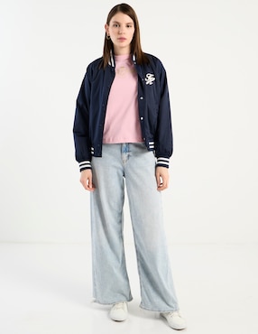 Playera manga corta Tommy Hilfiger cuello redondo para mujer