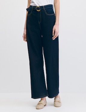 Jeans wide leg cintura alta Julio para mujer