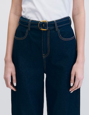 Jeans wide leg cintura alta Julio para mujer