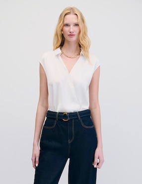Blusa envolvente Julio para mujer