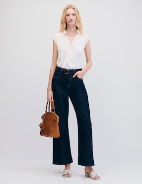 Blusa envolvente Julio para mujer