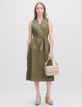 Vestido midi casual Julio Isola para mujer