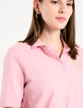 Playera tipo polo Tommy para mujer