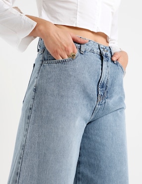 Jeans flare cintura Ivonne para mujer