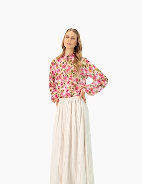Blusa Ivonne manga larga para mujer