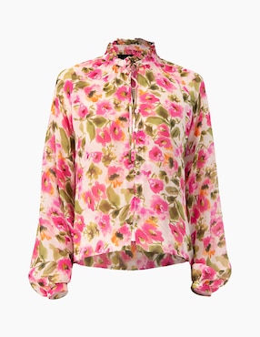 Blusa Ivonne manga larga para mujer