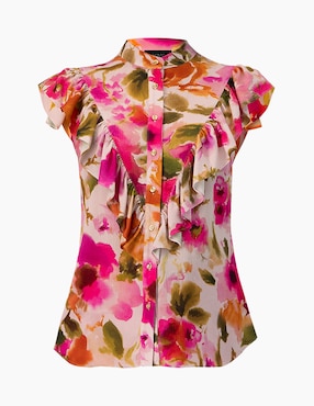 Blusa Ivonne manga corta para mujer