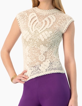 Blusa Ivonne sin manga para mujer