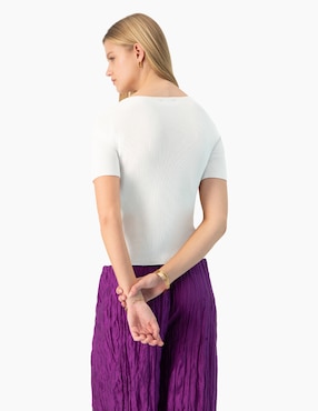 Blusa Ivonne manga corta para mujer