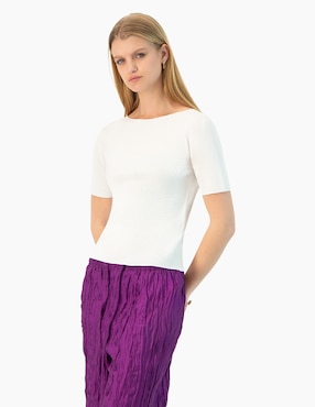 Blusa Ivonne manga corta para mujer