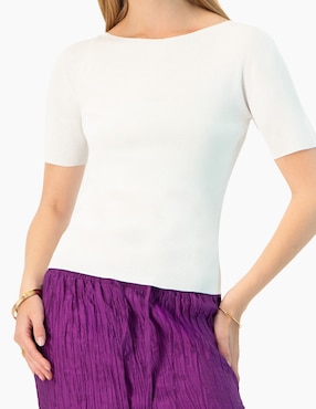 Blusa Ivonne manga corta para mujer