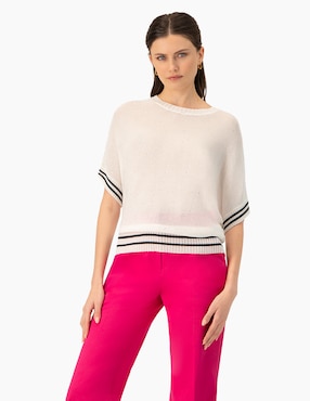 Blusa Ivonne manga al codo para mujer