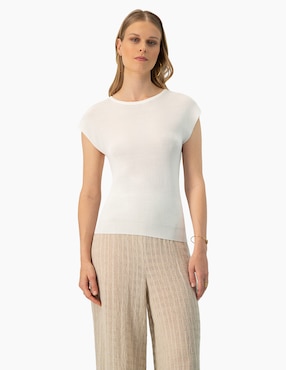 Blusa Ivonne sin manga para mujer