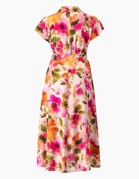 Vestido midi casual Ivonne para mujer