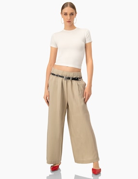 Pantalón coulotte Ivonne Amplio para mujer