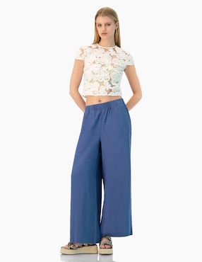 Pantalón coulotte Ivonne Amplio para mujer