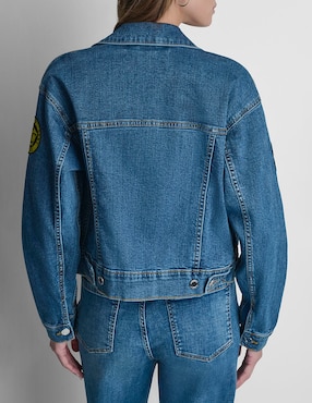 Chamarra casual Dkny de algodón para mujer
