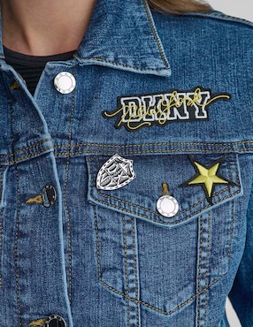 Chamarra casual Dkny de algodón para mujer
