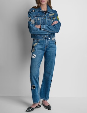 Chamarra casual Dkny de algodón para mujer