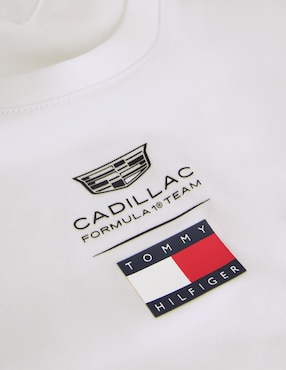 Playera sin manga Tommy Hilfiger Cadillac F1 Co - Branded cuello redondo para mujer