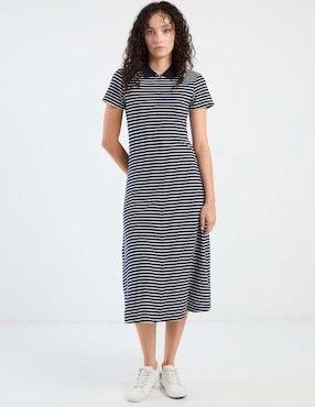 Vestido largo casual Tommy Hilfiger para mujer