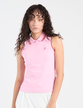 Playera tipo polo Tommy para mujer