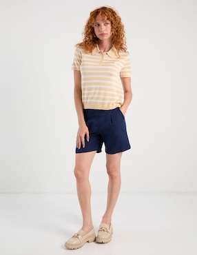 Suéter Tommy Hilfiger cuello polo para mujer