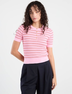 Suéter Tommy Hilfiger cuello redondo para mujer