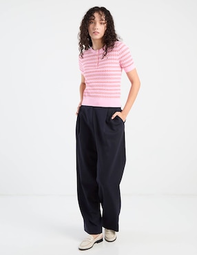 Suéter Tommy Hilfiger cuello redondo para mujer