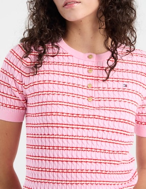 Suéter Tommy Hilfiger cuello redondo para mujer