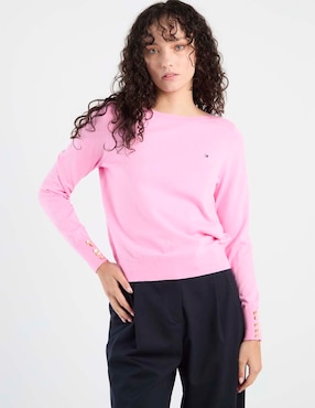 Suéter Tommy Hilfiger cuello redondo para mujer