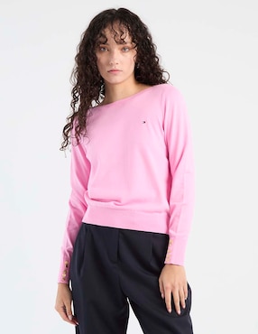 Suéter Tommy Hilfiger cuello redondo para mujer