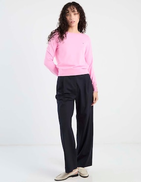 Suéter Tommy Hilfiger cuello redondo para mujer