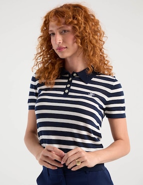 Suéter Tommy Hilfiger cuello polo para mujer