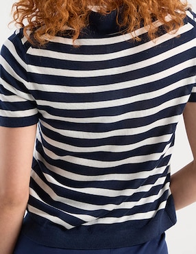 Suéter Tommy Hilfiger cuello polo para mujer
