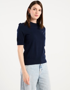 Suéter Tommy Hilfiger cuello redondo para mujer
