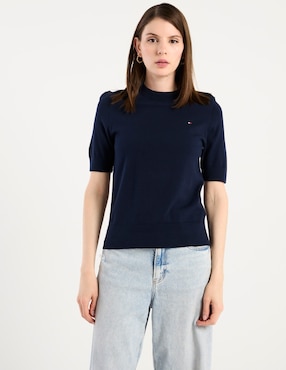Suéter Tommy Hilfiger cuello redondo para mujer