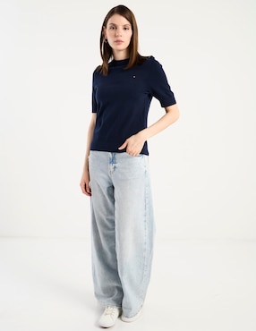 Suéter Tommy Hilfiger cuello redondo para mujer