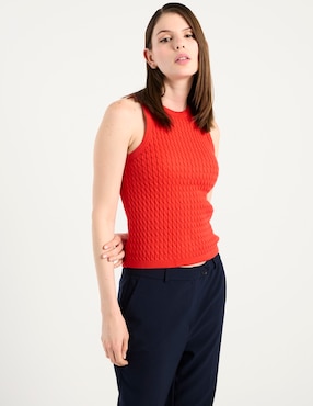 Suéter Tommy Hilfiger cuello redondo para mujer