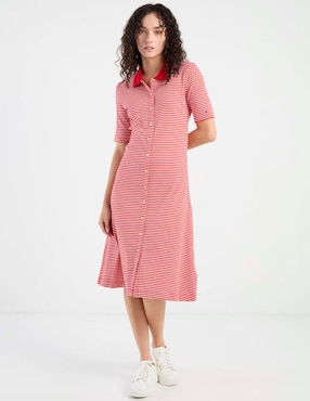 Vestido 3/4 casual Tommy Hilfiger para mujer