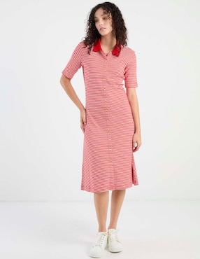 Vestido 3/4 casual Tommy Hilfiger para mujer