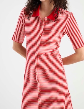 Vestido 3/4 casual Tommy Hilfiger para mujer