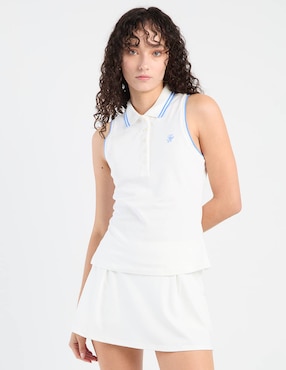 Playera tipo polo Tommy para mujer
