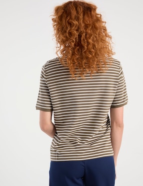 Playera tipo polo Tommy para mujer