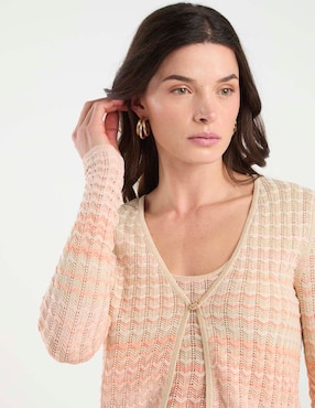 Suéter Guess cuello V para mujer