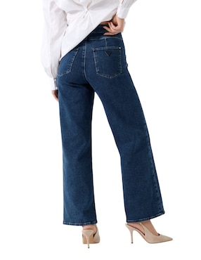 Jeans acampanado wide leg Guess para mujer