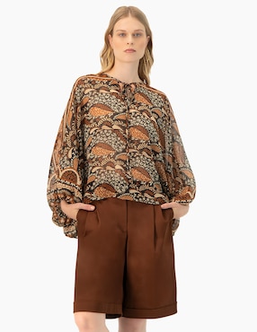 Blusa Ivonne manga larga para mujer