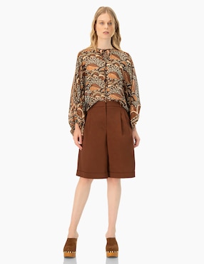 Blusa Ivonne manga larga para mujer